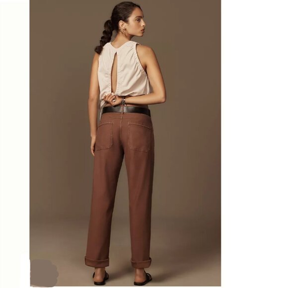 Brand New Pilcro Military Boyfriend Trouser Pants - Picture 2 of 11